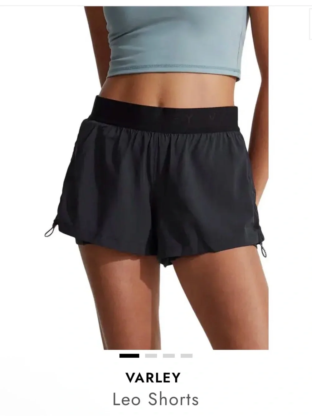 Varley‎ Black Leo Shorts M